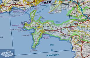I.G.N Carte au 1-25.000ème - TOP 25 - 418 ET - Presqu'île de Crozon - Camaret sur mer