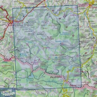 I.G.N - Carte au 1-25.000ème - TOP 25 - 1346 ET - Forêt d'Iraty - Pic d'Orhy