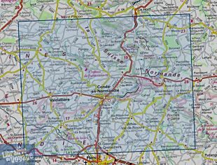I.G.N - Carte au 1-25.000ème - Série Bleue - 1514SB - Condé-sur-Noireau - Clécy - Suisse normande
