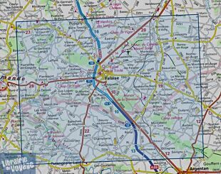 I.G.N - Carte au 1-25.000ème - Série Bleue - 1614 SB - Falaise - Morteaux-Couliboeuf