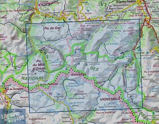 I.G.N - Carte au 1-25.000ème - TOP 25R - 1647 OTR - Vignemale - Ossau - Arrens - Cauterets - PN des Pyrénées - Résistante