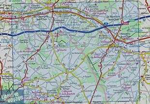 I.G.N Carte au 1-25.000ème - Série bleue - 2023 SB - Montrichard - Val de Cher - Saint Aignan