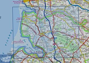 I.G.N - Carte au 1-25.000ème - TOP 25 - 2106 ET - Baie de Somme - Le Crotoy - Fort-Mahon-Plage