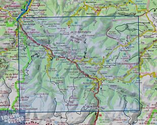 I.G.N Carte au 1-25.000ème - TOP 25 - 2148 ET - Ax-les-Thermes - PNR des Pyrénées ariégeoises
