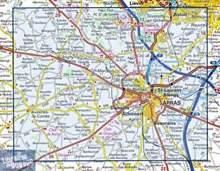I.G.N - Carte au 1-25.000ème - Série bleue - 2406SB - Arras - Avesnes-Le-Comte