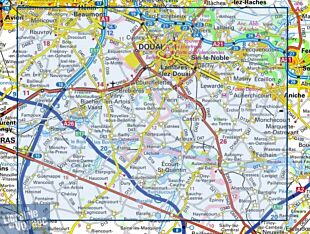 I.G.N - Carte au 1-25.000ème - Série bleue - 2506SB - Douai - Rouvroy - Vitry-En-Artois