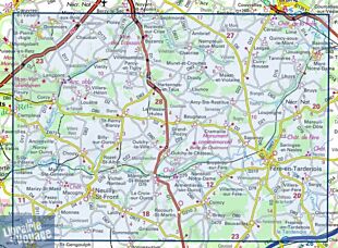 I.G.N - Carte au 1-25.000ème - Série bleue - 2612SB - Fère-En-Tardenois - Neuilly-Saint-Front