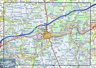 I.G.N - Carte au 1-25.000ème - Série bleue - 2613SB - Château-Thierry - Charly-Sur-Marne