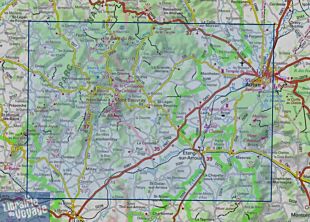 I.G.N Carte au 1-25.000ème - TOP 25 - 2824 OT - Autun - Mont-Beuvray - PNR du Morvan