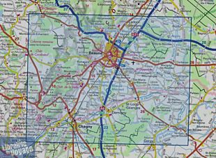 I.G.N - Carte au 1-25.000ème - TOP 25 - 3024 OT - Beaune - Chagny