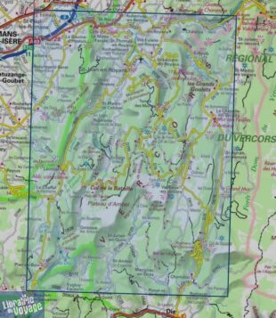 I.G.N - Carte au 1-25.000ème - TOP 25 - 3136 ET - Combe-Laval - Forêt de Lente - PNR du Vercors
