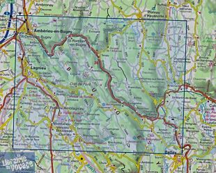 I.G.N - Carte au 1-25.000ème - TOP 25 - 3231 OT - Ambérieu en Bugey - Champagne en Valromey - massif du Bugey