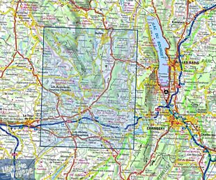 I.G.N - Carte au 1-25.000ème - TOP 25 - 3232 ET - Belley - Saint-Genix-sur-Guiers - Sud Bugey