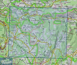 I.G.N - Carte au 1-25.000ème - TOP 25 - 3240 OT - Banon - Sault