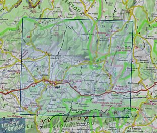 I.G.N - Carte au 1-25.000ème - Série bleue Top 25 - 3242OT - Apt - PNR du Luberon