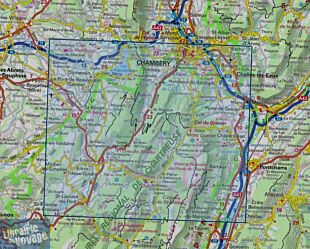 I.G.N Carte au 1-25.000ème - TOP 25 - 3333 OT - Massif de la Chartreuse - Nord