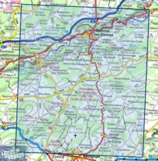 I.G.N - Carte au 1-25.000ème - TOP 25 - 3423ET - Beaume-les-Dames - Vallée du Doubs