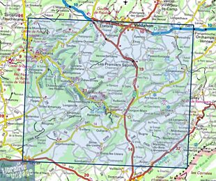 I.G.N - Carte au 1-25.000ème - TOP 25 - 3424OT - Ornans - Source de la Loue