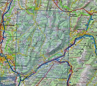 I.G.N Carte au 1-25.000ème - TOP 25 - 3432 OT - Massif des Bauges