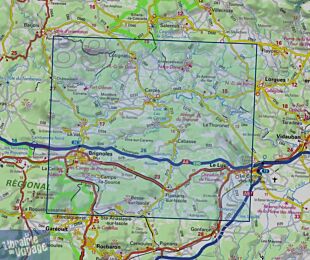 I.G.N - Carte au 1-25.000ème - Série bleue Top 25 - 3444OT - Brignoles-le-Luc - Lac de Carcès