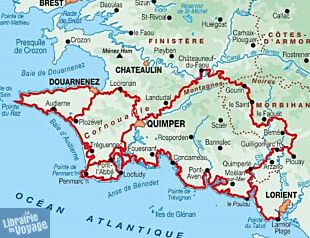 Topo-guide FFRandonnée - Réf.348 - La Cornouaille par la Pointe du Raz (De Douarnenez à Lorient) - GR34