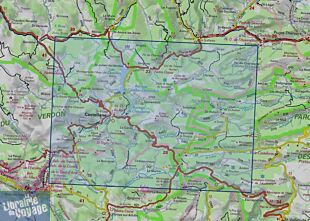 I.G.N - Carte au 1-25.000ème - TOP 25 - 3542 OT - Castellane - Lac de Castillon - PNR du Verdon