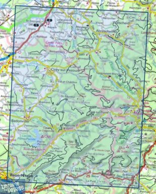 I.G.N - Carte au 1-25.000ème - TOP 25 - 3616OT - Lac de Pierre-Percée - Abreschviller le Donon