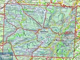 I.G.N - Carte au 1-25.000ème - TOP 25 - 3618OTR (résistante) - Gerardmer - Le Honeck - La Bresse