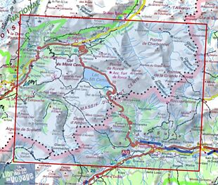 I.G.N - Carte au 1-25.000ème - TOP 25 - 3634OTR (Résistante) - Val-Cenis - Charbonnel