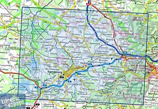 I.G.N - Carte au 1-25.000ème - TOP 25 - 3715OT - Sarrebourg - Phalsbourg - Pays des étangs
