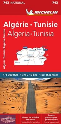 Michelin - Carte n°743 - Algérie et Tunisie