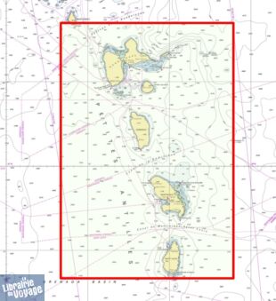 SHOM - Carte marine pliée - 7631L - Petites Antilles - Partie centrale - De Montserrat à Sainte-Lucie (incluant Martinique et Guadeloupe)