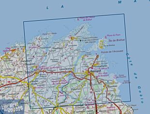 I.G.N - Carte au 1-25.000ème - Top 25 - 0814 OT - Paimpol - Tréguier - Île de Bréhat 
