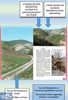 A.R.A des Amis de Saint-Jacques - Guide de randonnée - De Genève au Puy-en-Velay - Le guide rouge (par Nantua, Lyon et Usson-en-Forez)