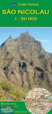 AB Karten - Carte de randonnées - Cap-Vert - Sao Nicolau