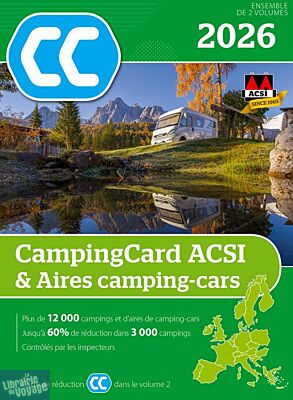 ACSI - Guide CampingCard ACSI 2026 et aires de camping-cars - En français - Europe