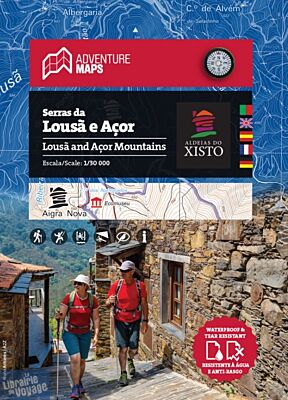 Adventure Maps - Carte de randonnées (Portugal) - Serras da Lousa e Açor (Carte des Montagnes Lousã et Açor - Villages du Schiste)