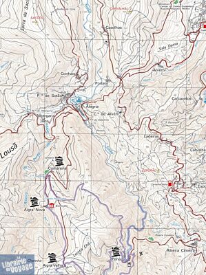 Adventure Maps - Carte de randonnées (Portugal) - Serras da Lousa e Açor (Carte des Montagnes Lousã et Açor - Villages du Schiste)
