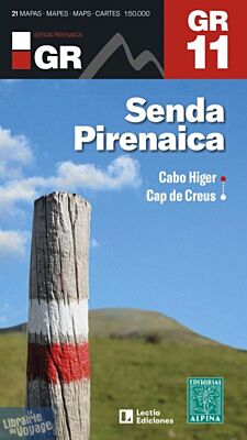 Alpina - Carte de randonnées - GR11 - La Senda Pirenaica - Du Cap Higuer au Cap de Creus (21 cartes)