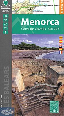 Alpina - Carte de randonnées - Menorca (Minorque) - Cami de Cavalls (GR223)