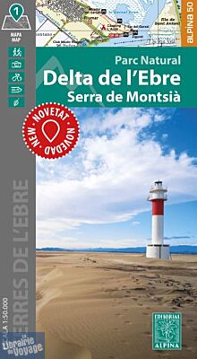 Alpina - Carte de randonnées - Parc natural Delta de l'Ebre - Serra de Montsià