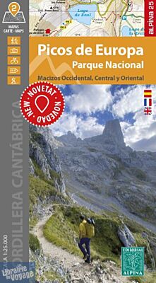 Alpina - Carte de randonnées - Picos de Europa
