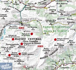 Alpina - Carte de randonnées - Picos de Europa