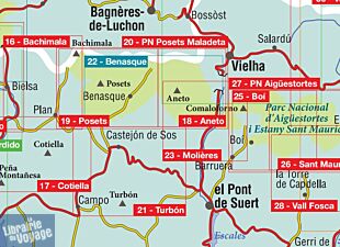 Alpina - Carte de randonnées - Turbón - Congostos del Ventamillo y Obarra - Pueblos del Solano - Valle de Castanesa