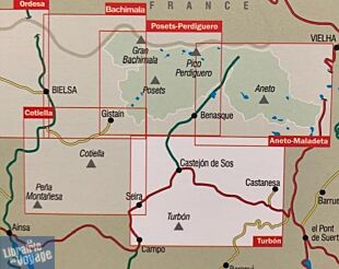 Alpina - Carte de randonnées - Turbon, Alto valle de Isabena