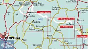 Alpina - Carte de randonnées - Valles de Irati (Iraty) y Aezkoa