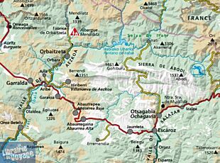 Alpina - Carte de randonnées - Valles de Irati (Iraty) y Aezkoa