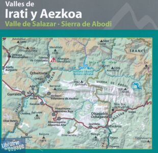 Alpina - Carte de randonnées - Valles de Irati y Aezkoa - Vallee de Salazar - Sierra de Abodi 