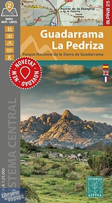 Alpina - Carte de randonnées (lot de 2 cartes) - Guadarrama - La Pedriza (parque nacional de la Sierra de Guadarrama)