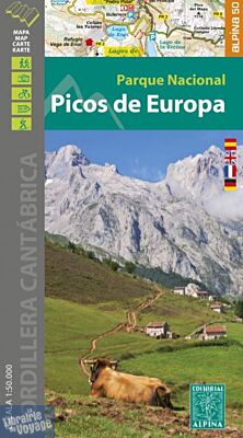 Editions Alpina - Carte de randonnées - Parque nacional de Picos de Europa